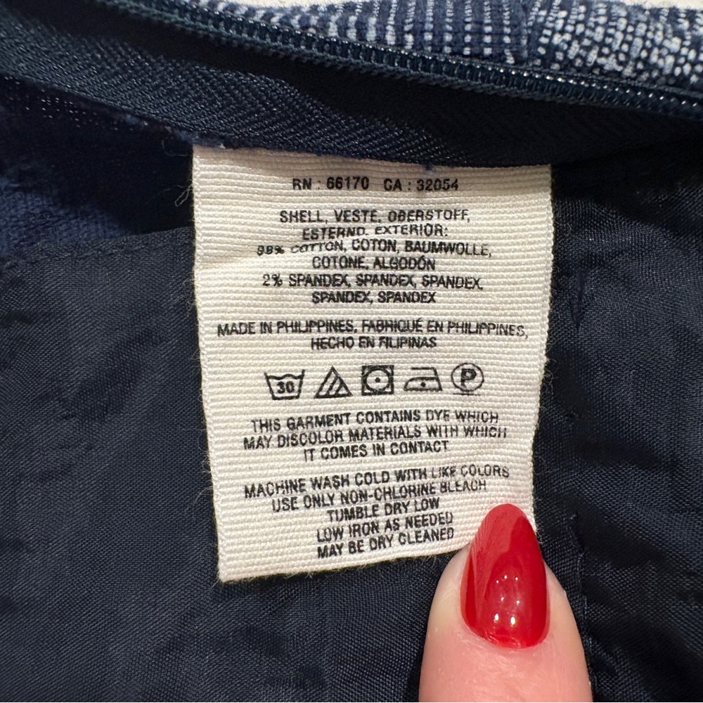 Cartonnier for Anthropologie Blue Cropped Charlie Trousers Size 12 - Picture 7 of 8